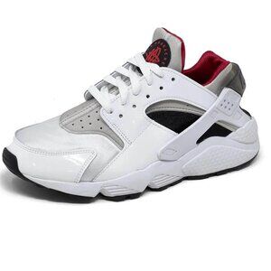 Nike Women's Huarache Sneaker, White/Black/Light Iron Ore, US 10.5